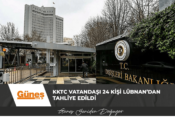 KKTC vatandaşı 24 kişi Lübnan’dan tahliye edildi