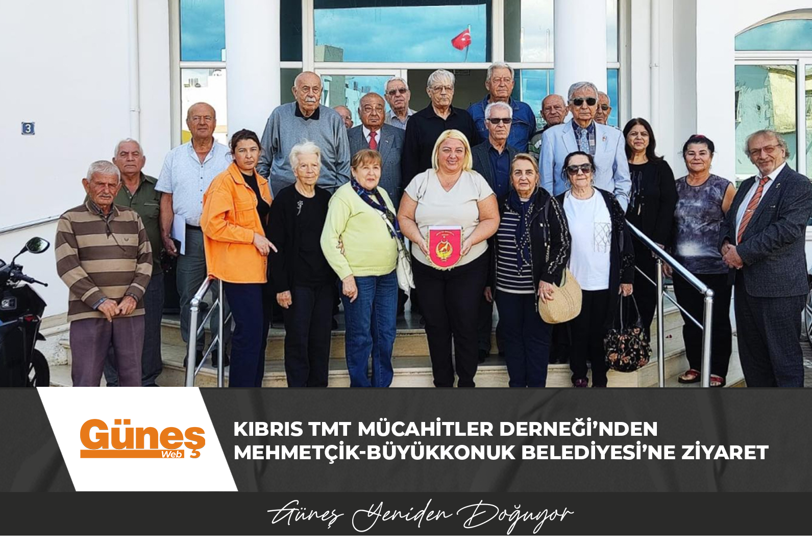 Kıbrıs TMT Mücahitler Derneği’nden Mehmetçik-Büyükkonuk Belediyesi’ne ziyaret