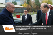 Türkiye Cumhurbaşkanı Erdoğan ve Ersin Tatar Kırgız-Türk Dostluk Devlet Hastanesi’nin açılışına katıldı