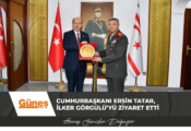 Cumhurbaşkanı Ersin Tatar, İlker Görgülü’yü ziyaret etti