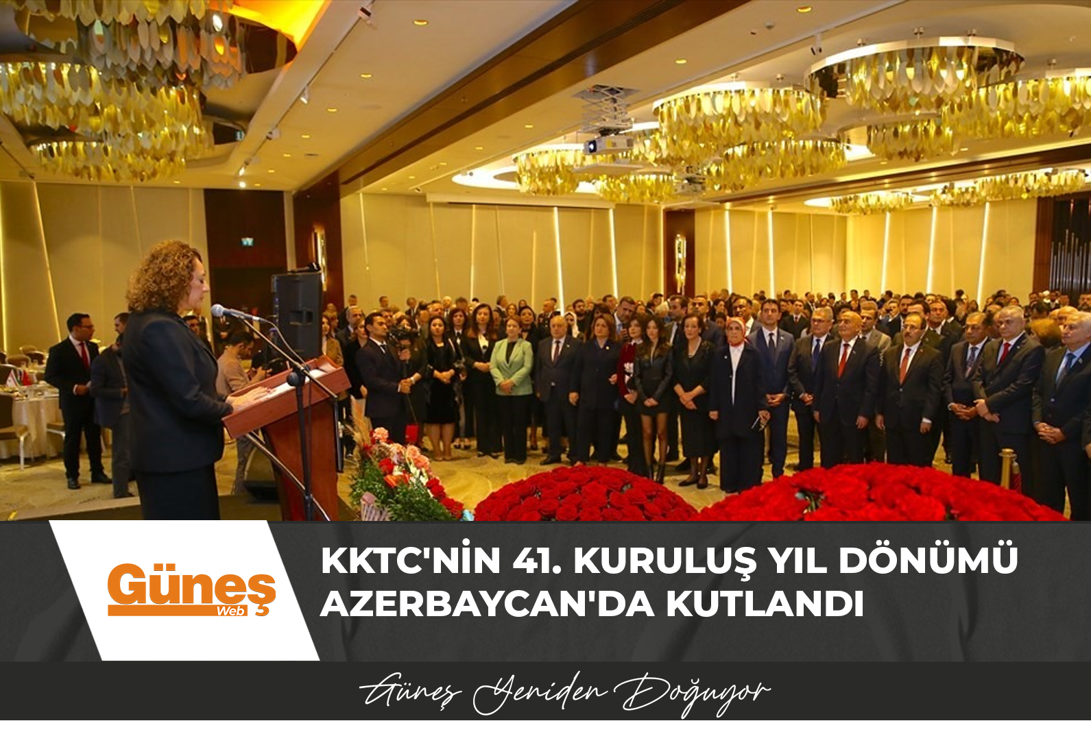 KKTC’nin 41. kuruluş yıl dönümü Azerbaycan’da kutlandı