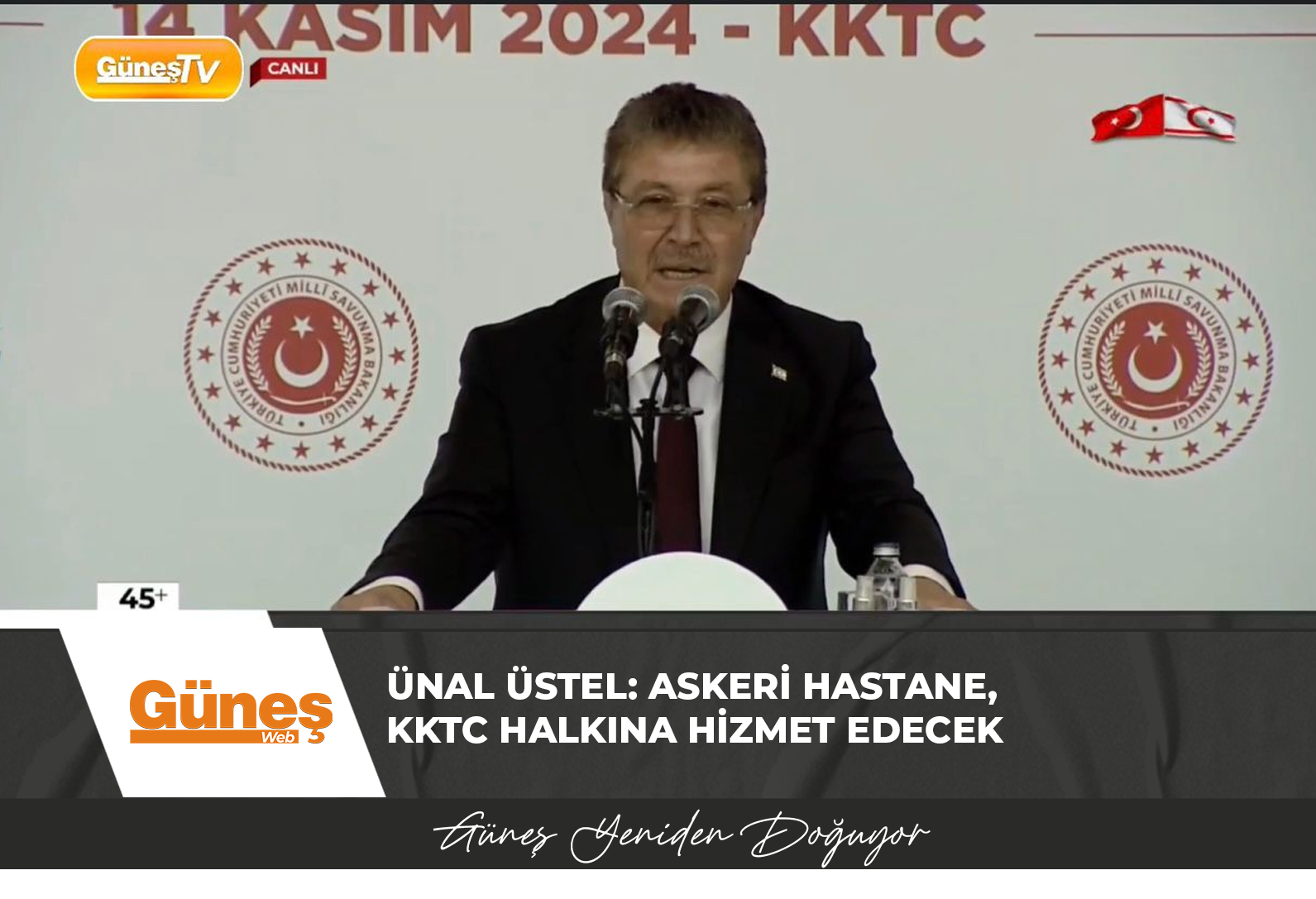 Ünal Üstel: Askeri Hastane, KKTC halkına hizmet edecek