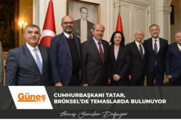 Cumhurbaşkanı Tatar, Brüksel’de temaslarda bulunuyor