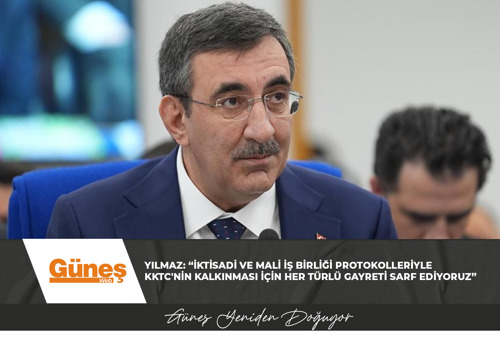 Cevdet Yılmaz: “İktisadi ve mali iş birliği protokolleriyle KKTC’nin kalkınması için her türlü gayreti sarf ediyoruz”