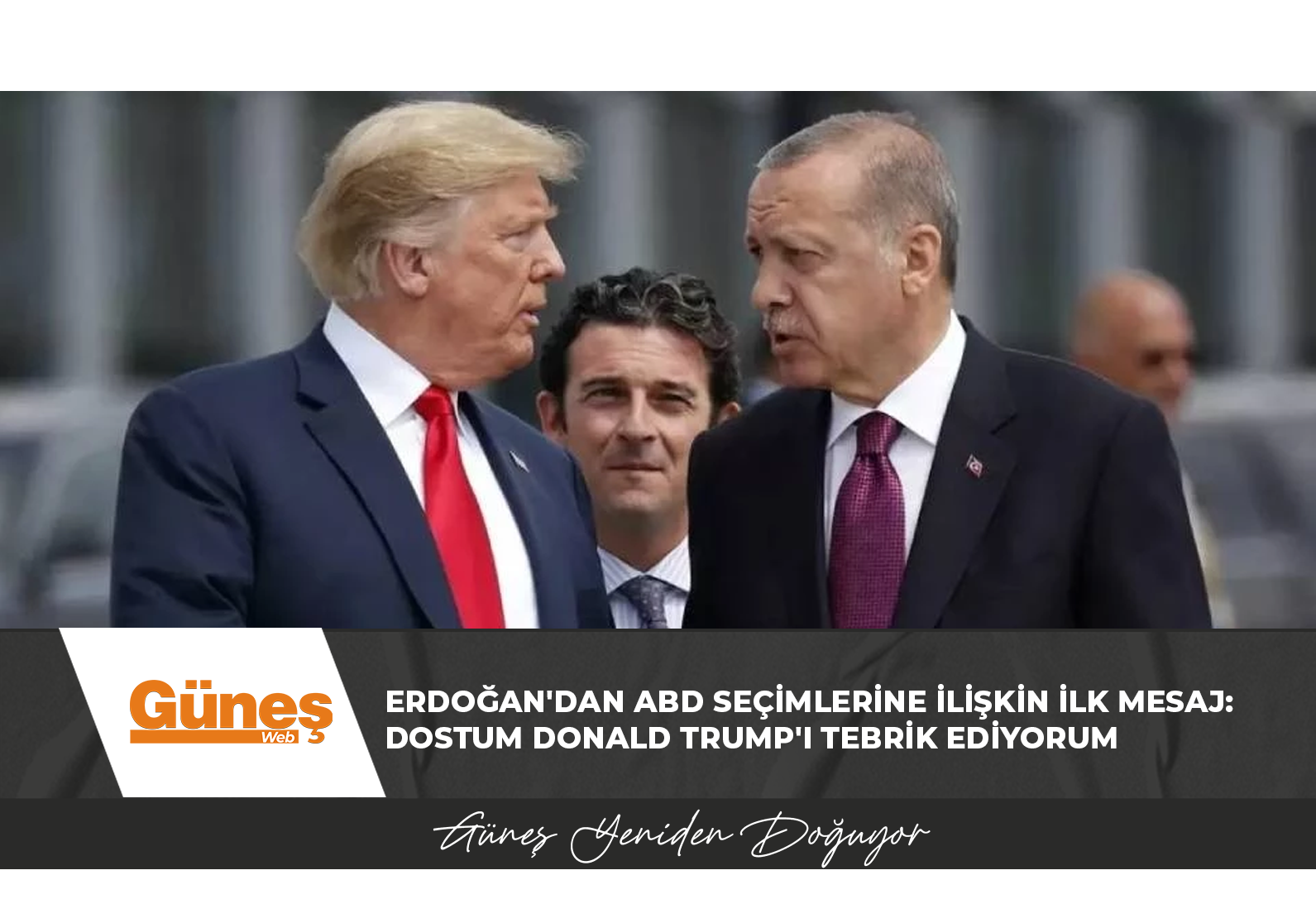 Erdoğan’dan ABD seçimlerine ilişkin ilk mesaj: Dostum Donald Trump’ı tebrik ediyorum