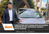 Türkiye’den KKTC Engelliler Dayanışma Derneği’ne tam donanımlı engelli aracı desteği