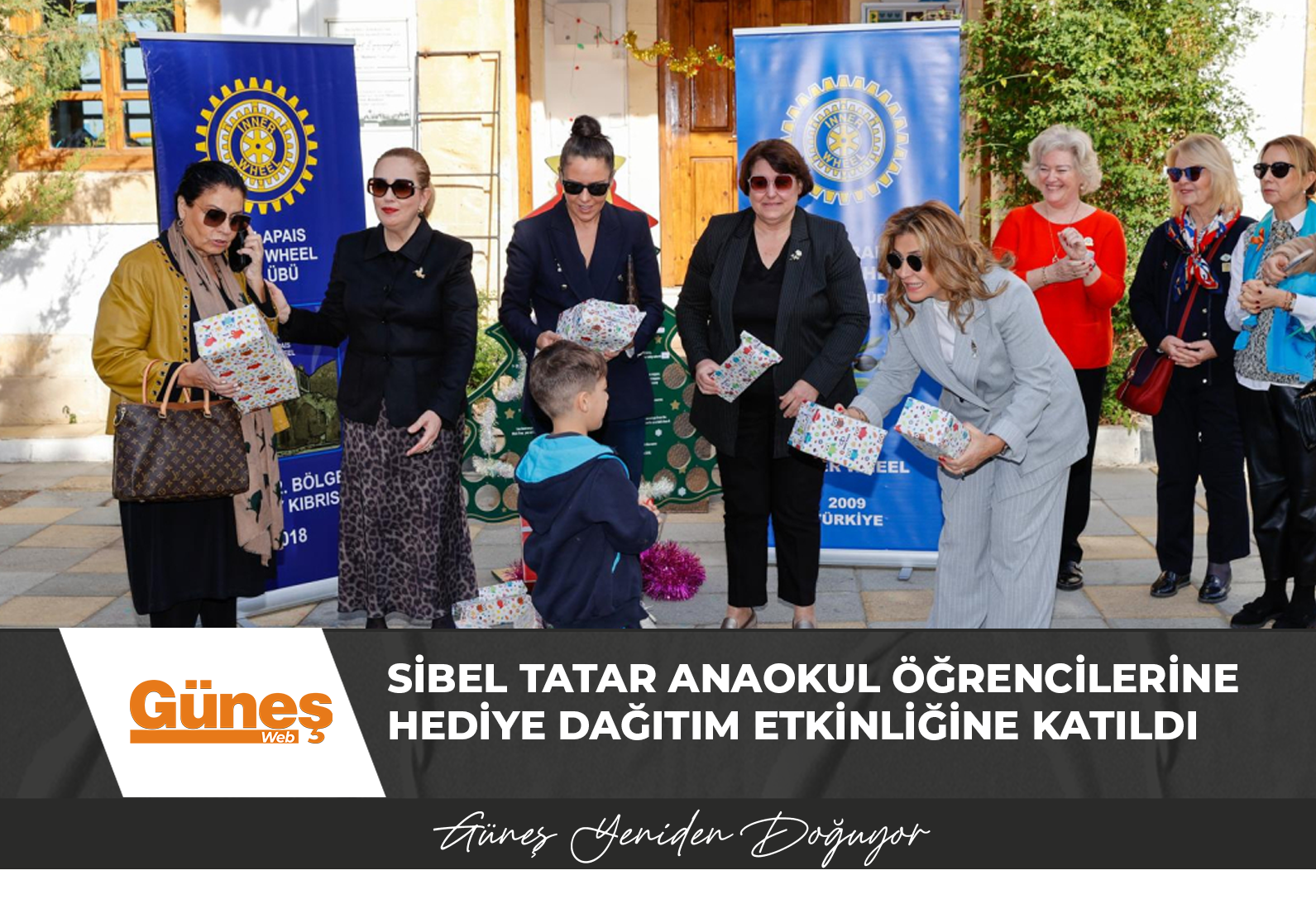 Sibel Tatar anaokul öğrencilerine hediye dağıtım etkinliğine katıldı