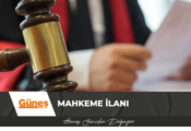 MAHKEME İLANI