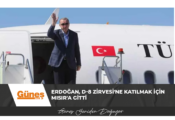 Erdoğan, D-8 Zirvesi’ne katılmak için Mısır’a gitti