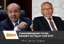 Cumhurbaşkanı Tatar: Mehmet Ali Talat ayıp etti