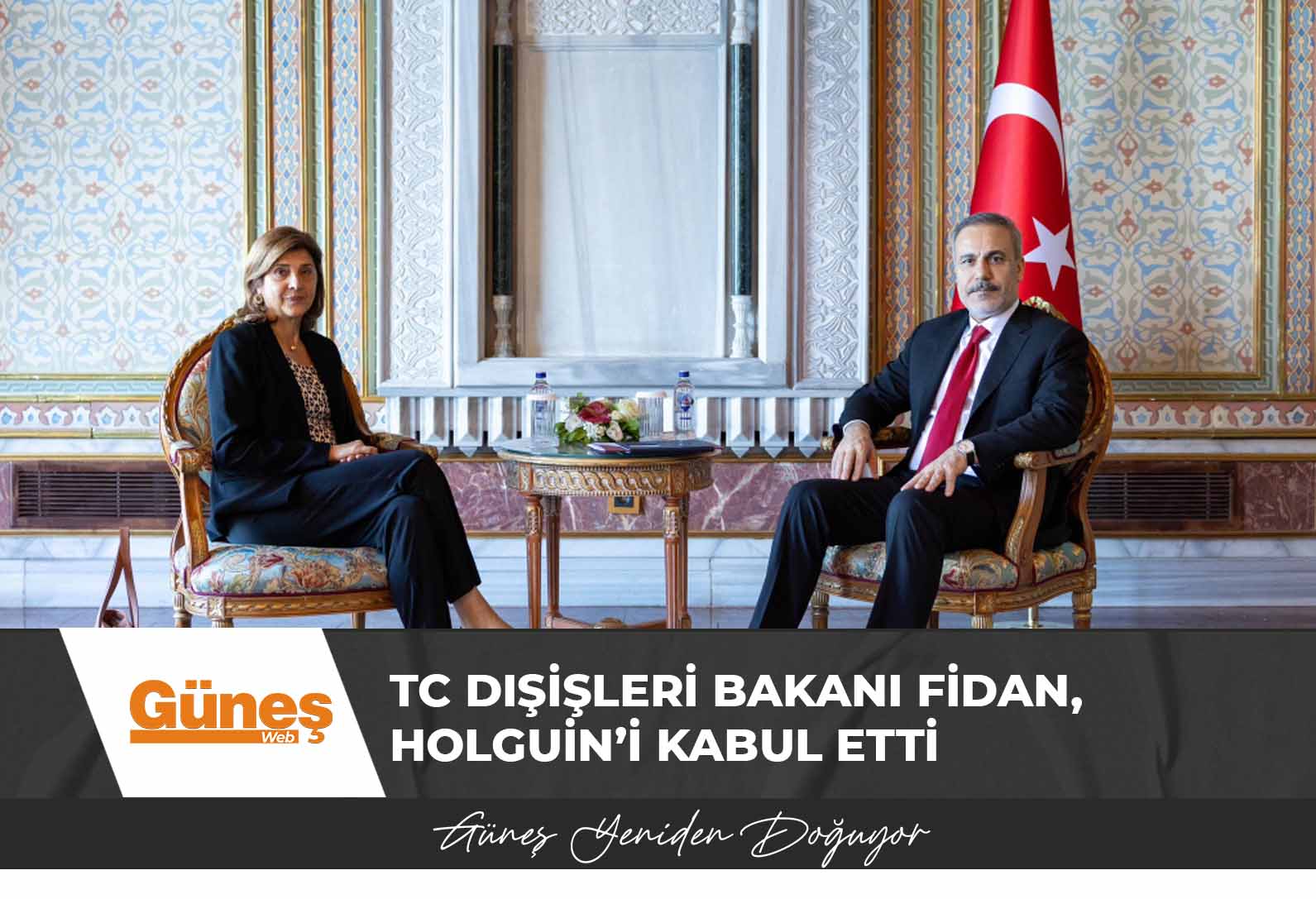 Fidan, BM Genel Sekreteri’nin Kıbrıs Kişisel Temsilcisi Holguin’i kabul etti