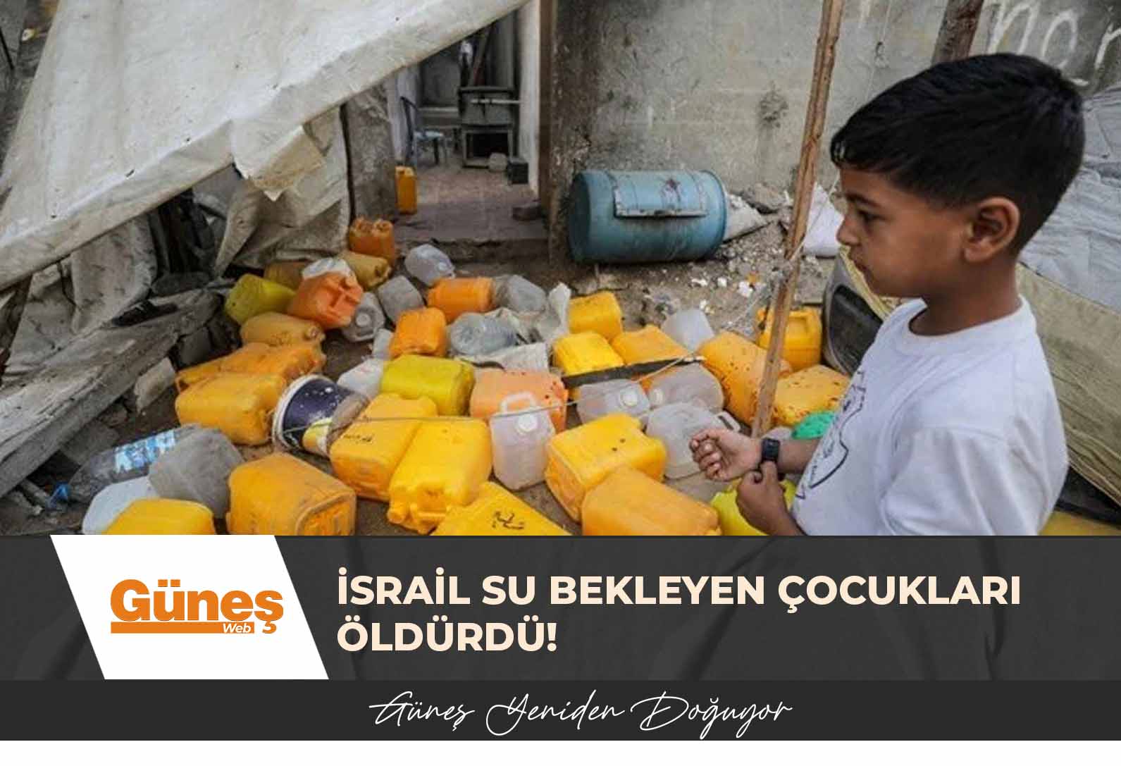 İsrail su bekleyen çocukları öldürdü! Katliama “arıza” savunması