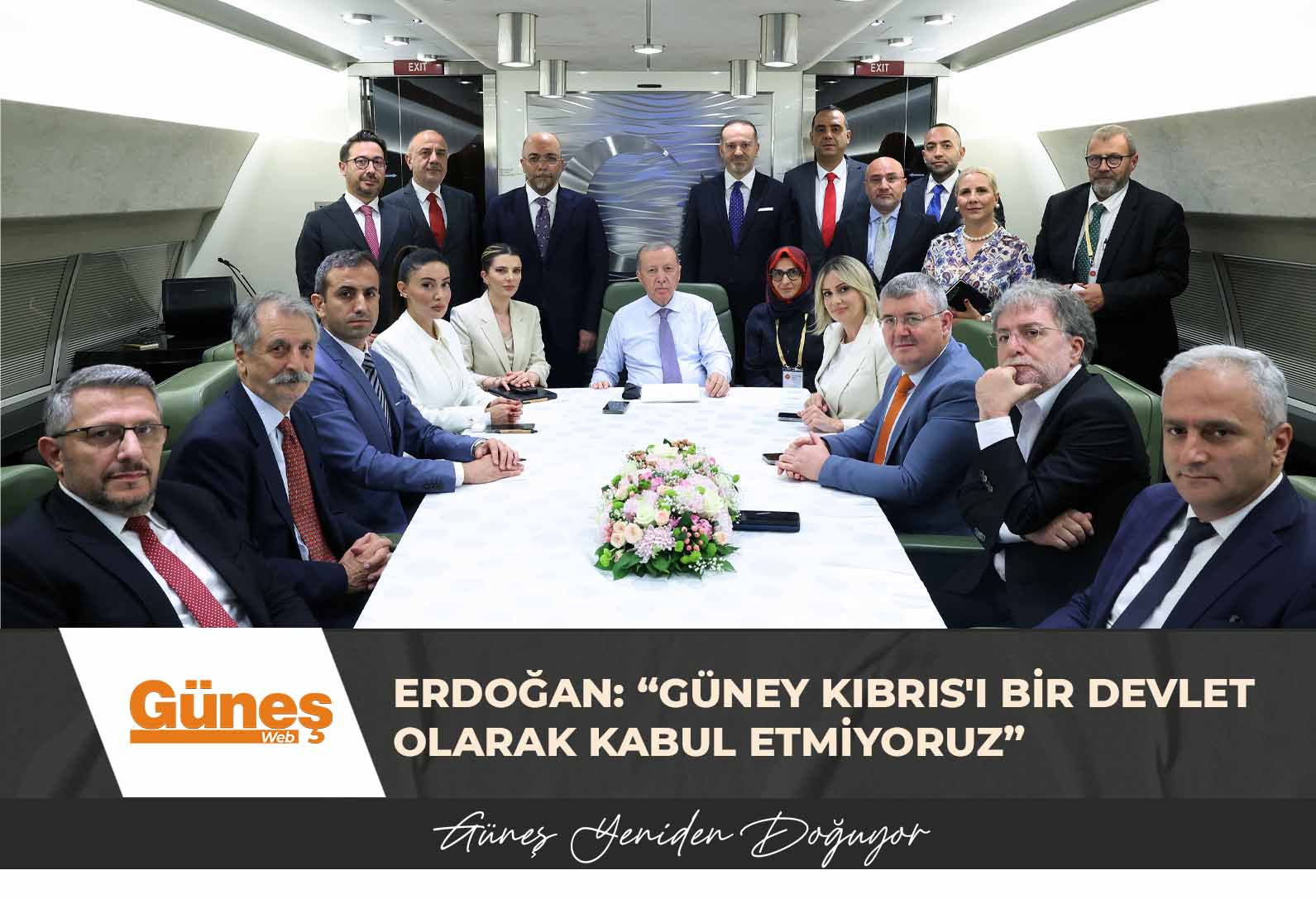 Erdoğan: “Güney Kıbrıs’ı bir devlet olarak kabul etmiyoruz”