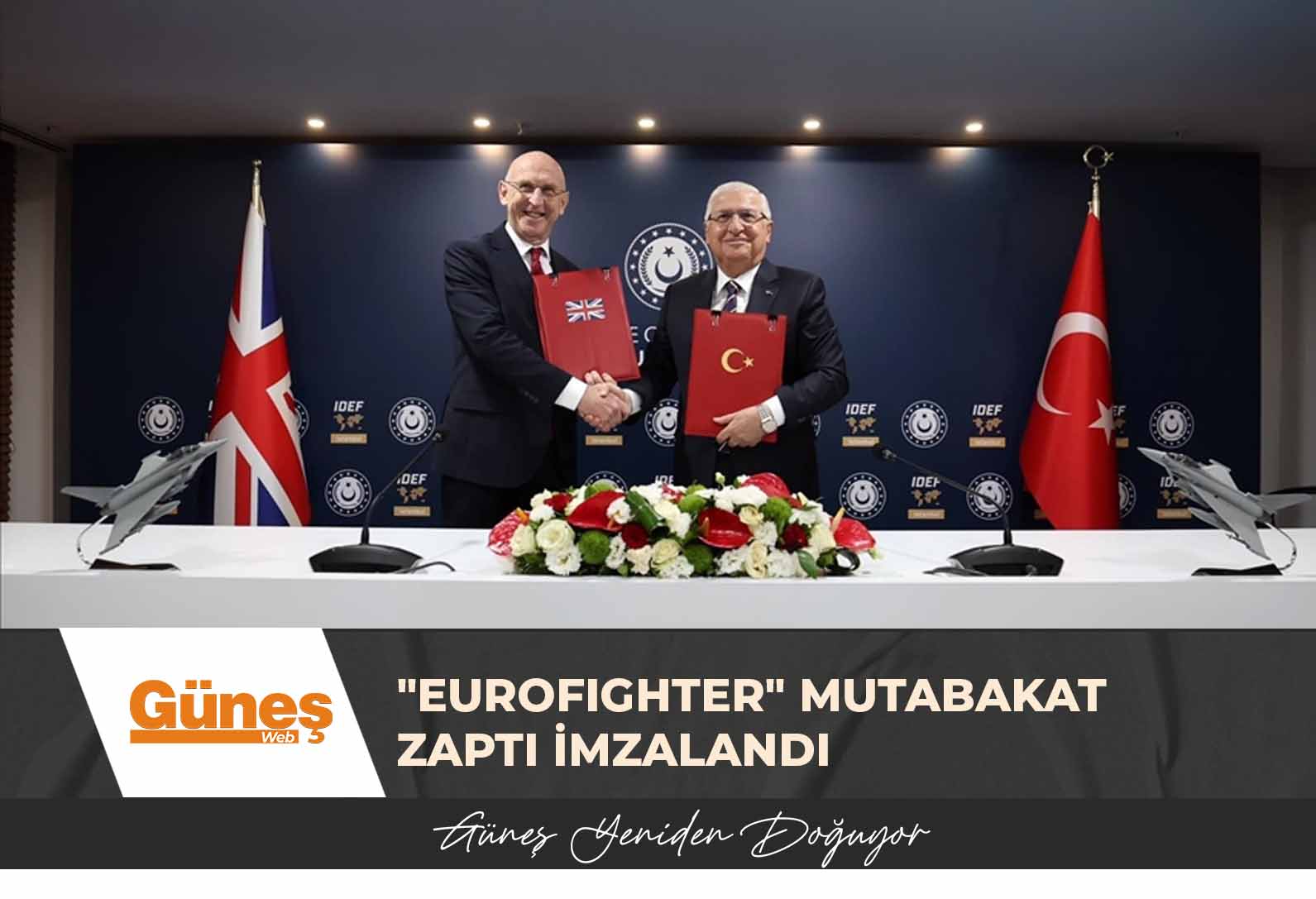 Türkiye ile Birleşik Krallık arasında “Eurofighter” mutabakat zaptı imzalandı