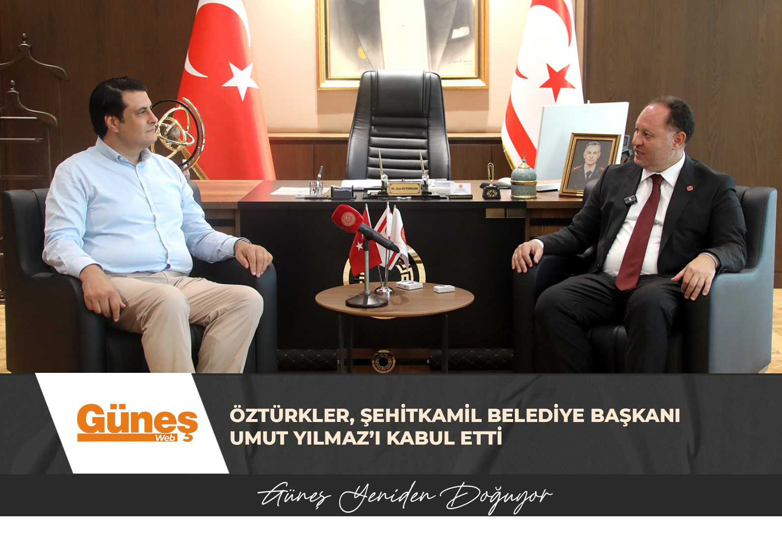 ÖZTÜRKLER, ŞEHİTKAMİL BELEDİYE BAŞKANI UMUT YILMAZ’I KABUL ETTİ