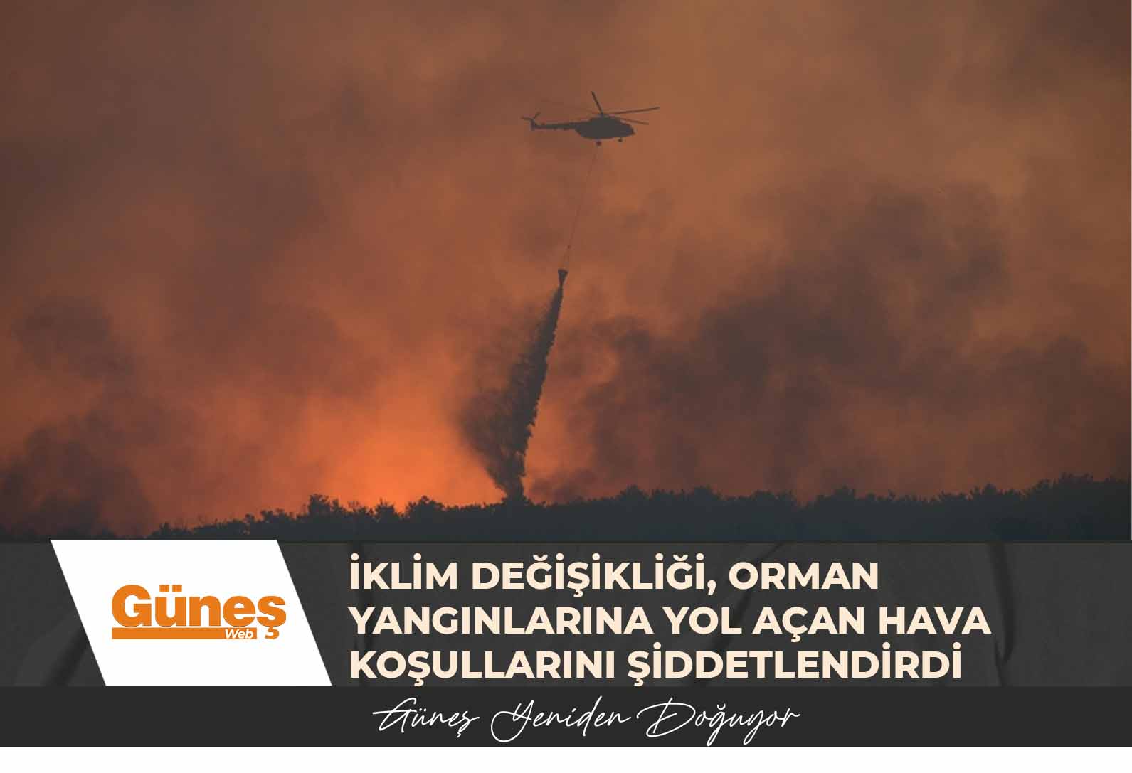 İklim değişikliği Türkiye ve Yunanistan ve Kıbrıs Adası’nda orman yangınlarına yol açan hava koşullarını şiddetlendirdi
