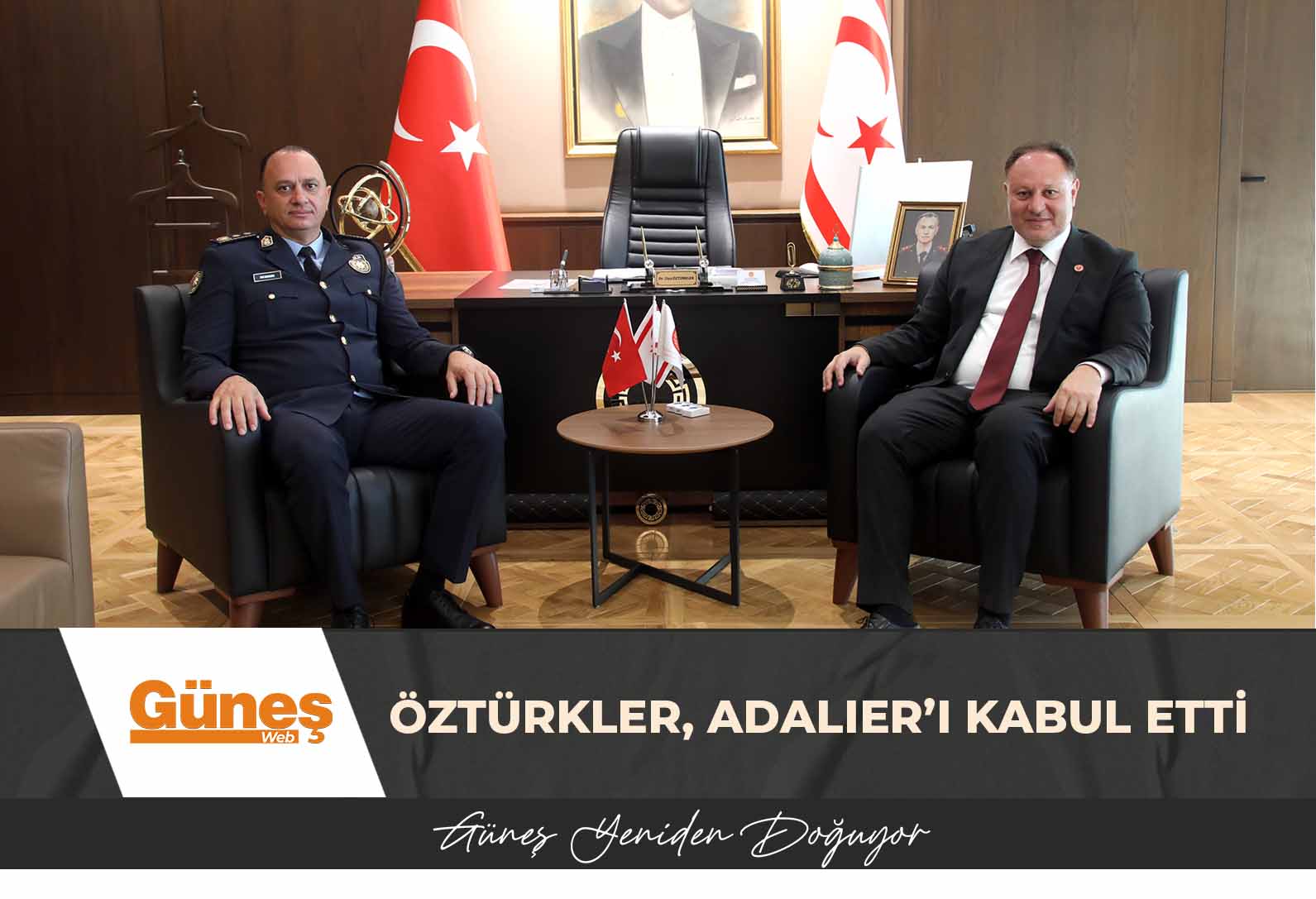 Öztürkler, Adalıer’ı kabul etti