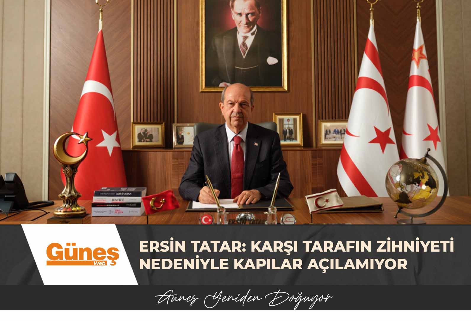 Ersin Tatar: Karşı tarafın zihniyeti nedeniyle kapılar açılamıyor