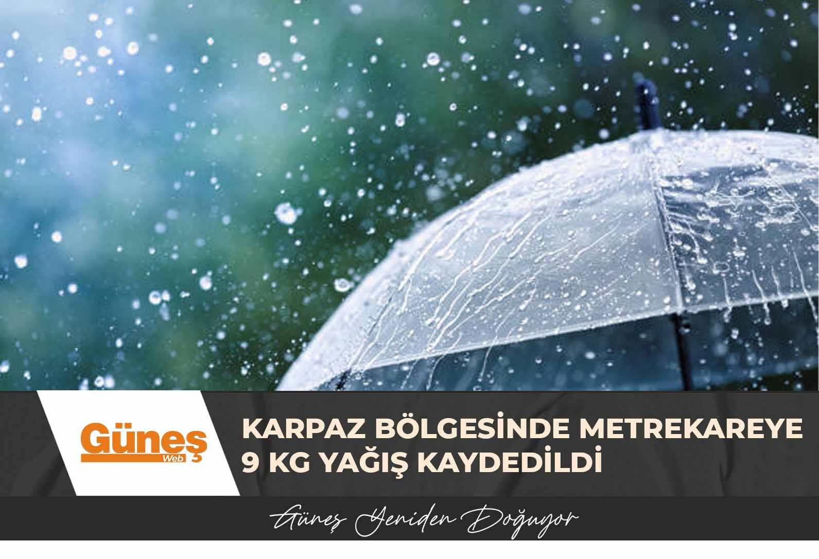 Karpaz bölgesinde metrekareye 9 kg yağış kaydedildi