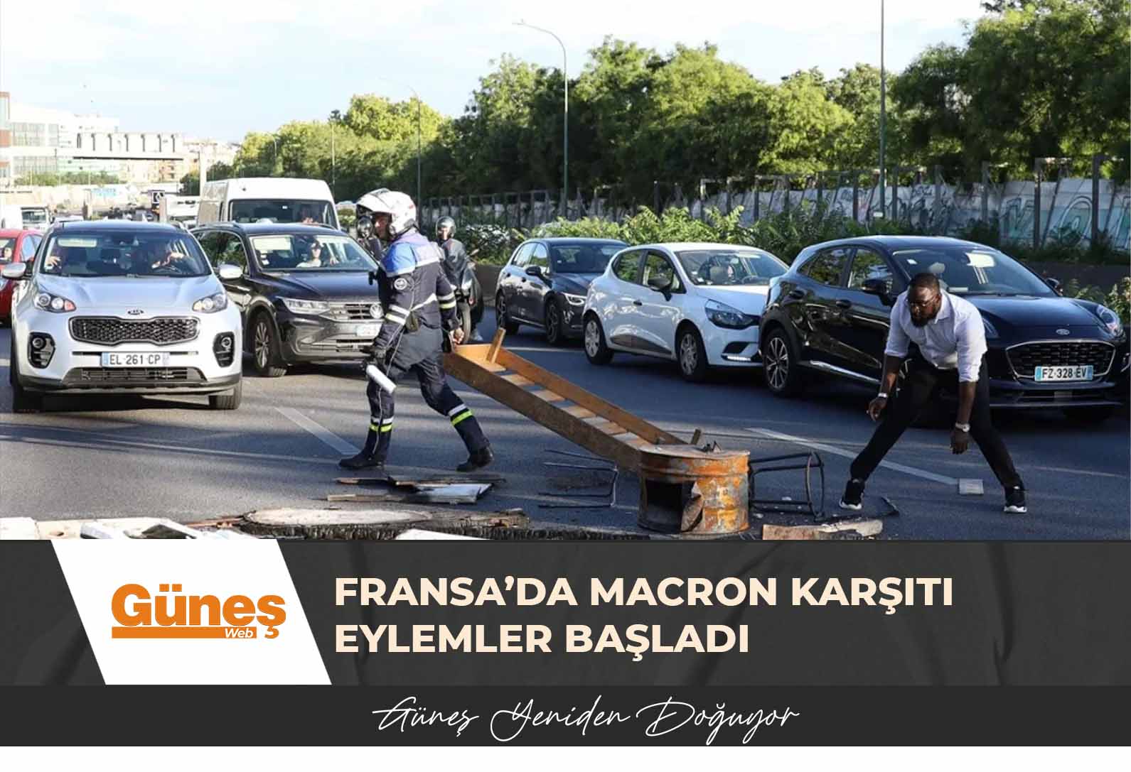 Fransa’da Macron karşıtı eylemler başladı