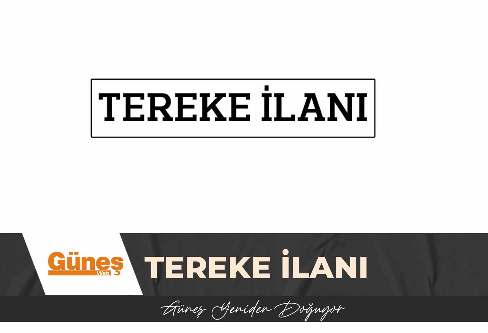 Tereke İlanı