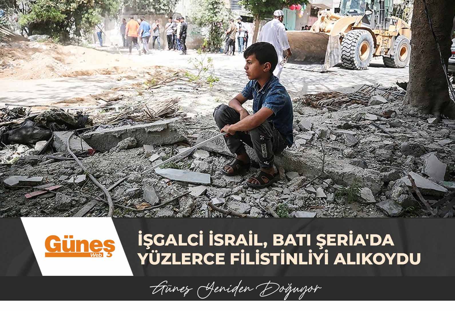 İşgalci İsrail, Batı Şeria’da yüzlerce Filistinliyi alıkoydu