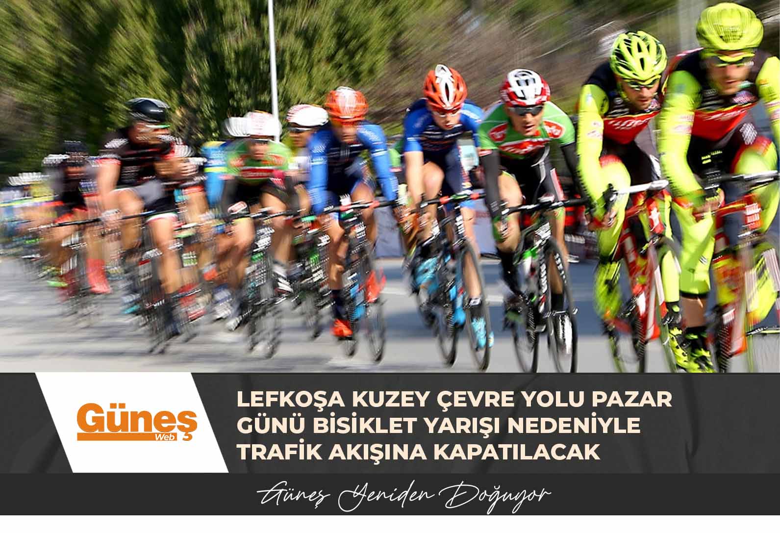 Lefkoşa Kuzey Çevre Yolunda pazar günü bisiklet yarışı nedeniyle bazı kavşak ve çemberler trafik akışına kapatılacak