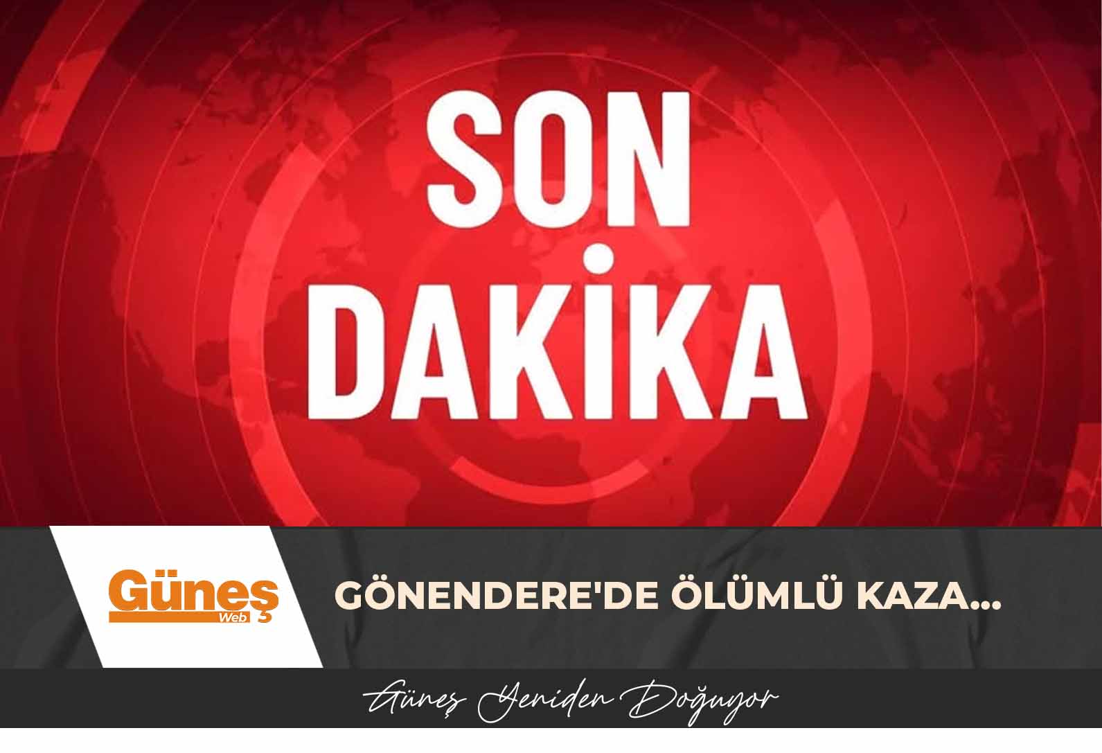 Gönendere’de ölümlü kaza