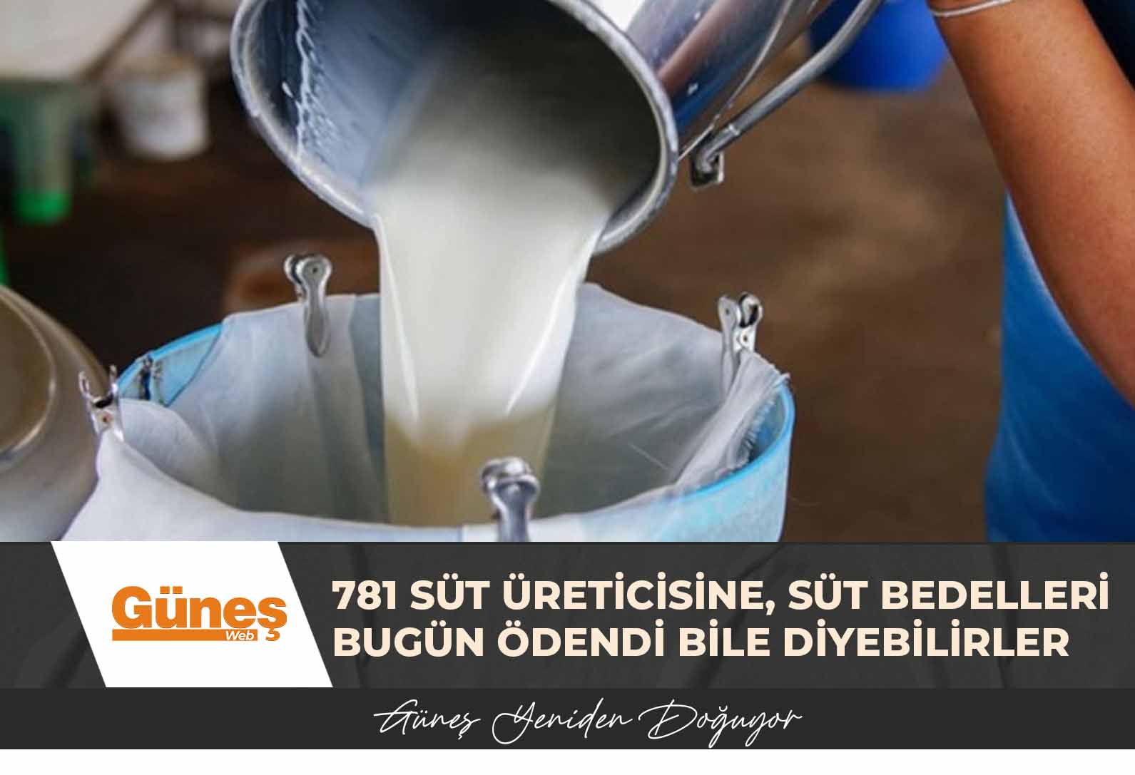781 süt üreticisine, süt bedelleri bugün ödendi