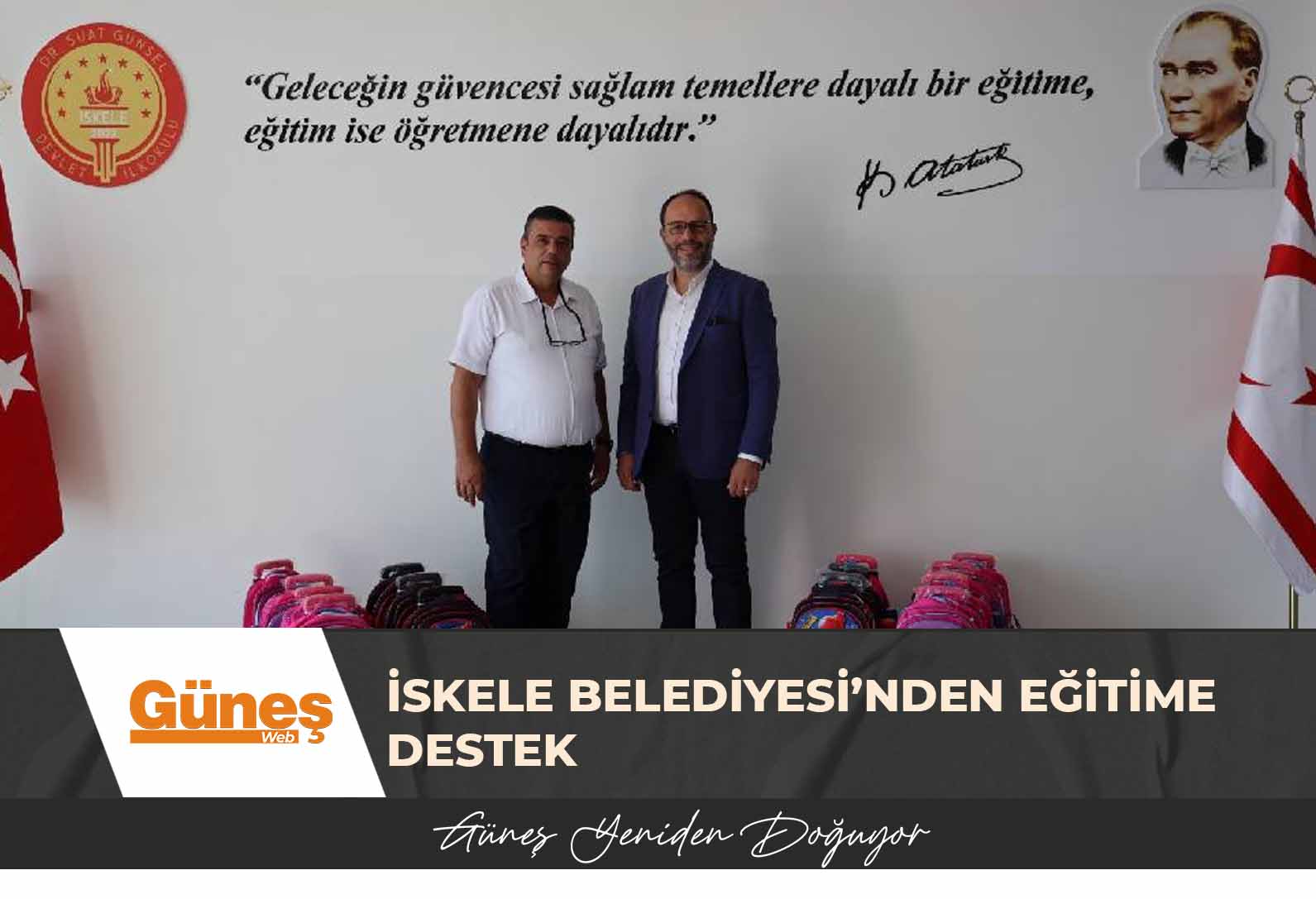 İskele Belediyesi’nden eğitime destek