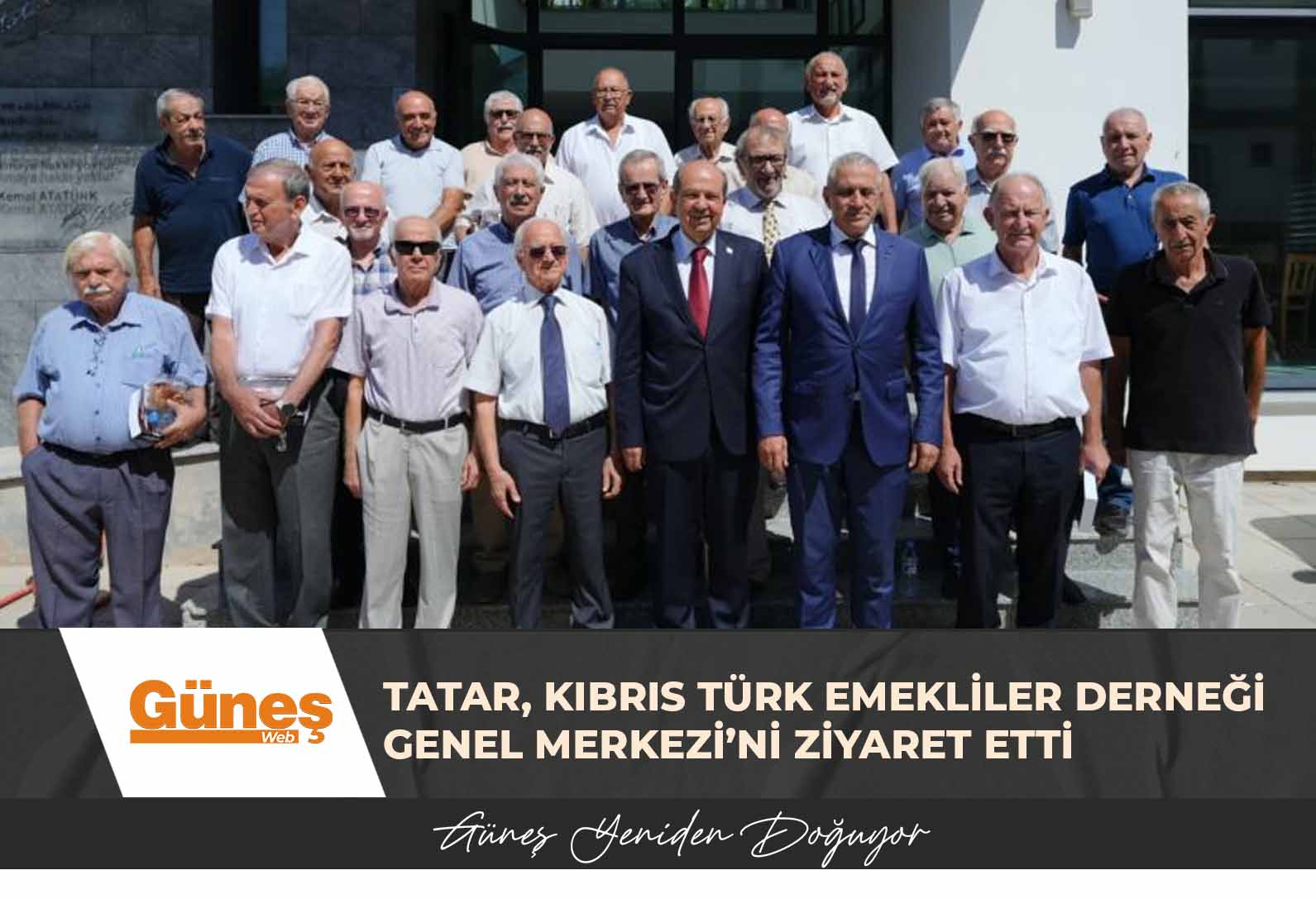 Cumhurbaşkanı Ersin Tatar, Kıbrıs Türk Emekliler Derneği Genel Merkezi’ni ziyaret etti
