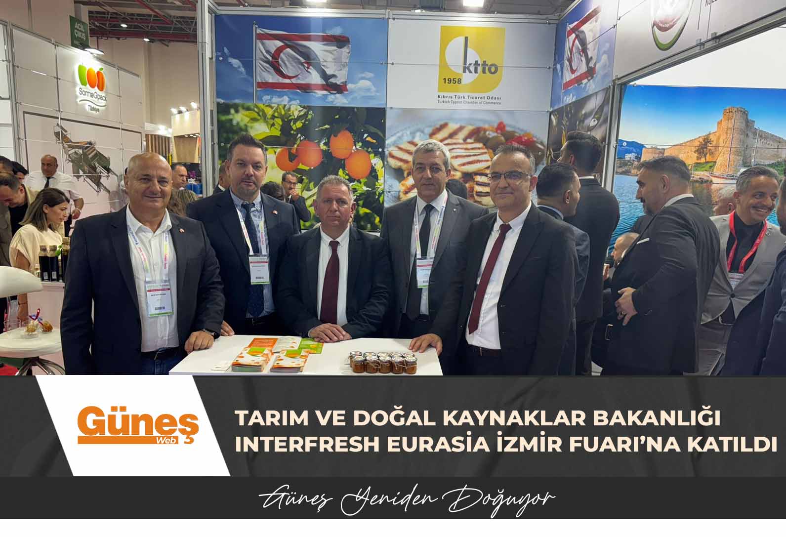 Tarım ve Doğal Kaynaklar Bakanlığı Interfresh Eurasia İzmir Fuarı’na katıldı