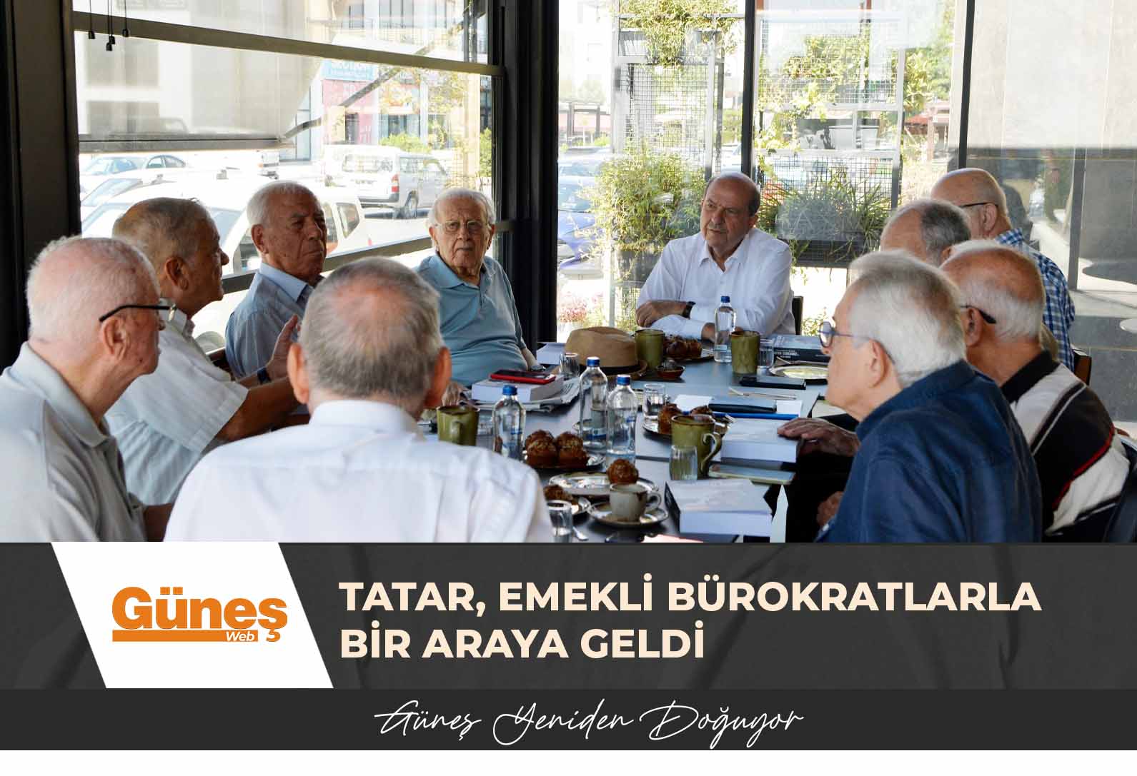 Cumhurbaşkanı Tatar, emekli bürokratlarla bir araya geldi