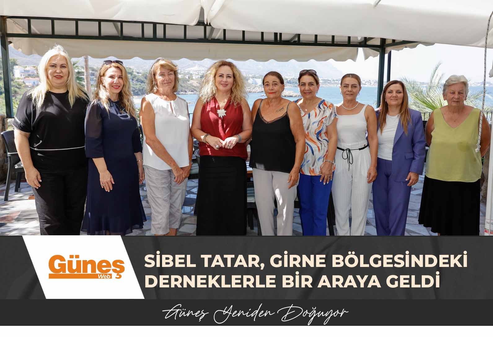 Sibel Tatar, Girne bölgesindeki derneklerle bir araya geldi