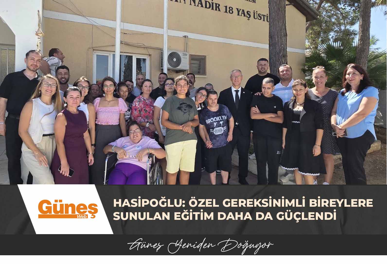 Hasipoğlu, Gazimağusa Sosyal Hizmetler Dairesi ile İrfan Nadir 18 Yaş Üstü Engelli Rehabilitasyon Merkezi’ni Ziyaret Etti