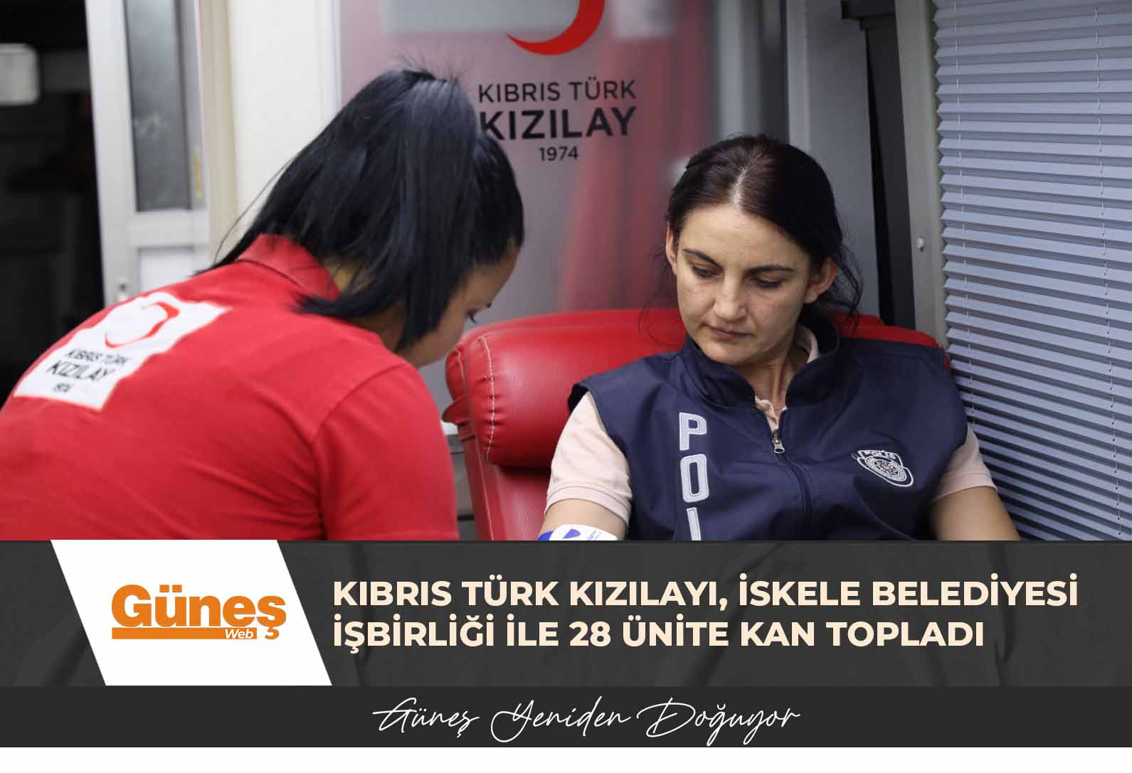 Kıbrıs Türk Kızılayı, İskele Belediyesi işbirliği ile 28 ünite kan topladı