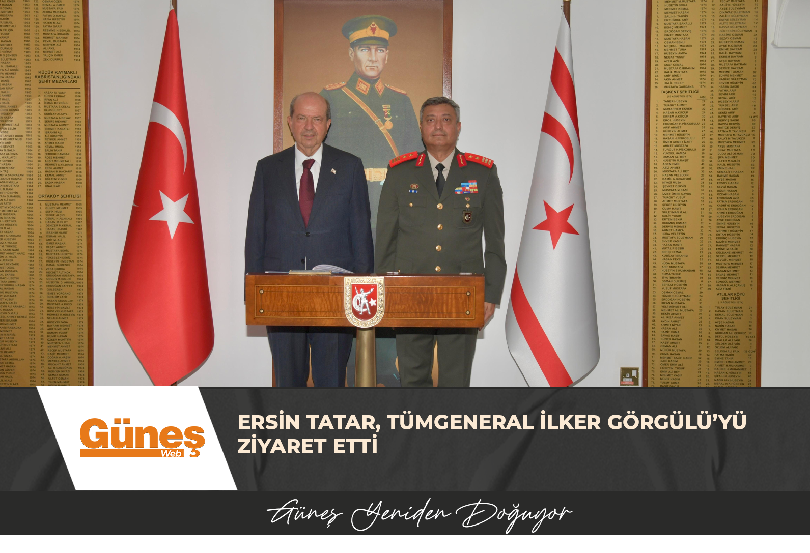 Ersin Tatar, Tümgeneral İlker Görgülü’yü ziyaret etti