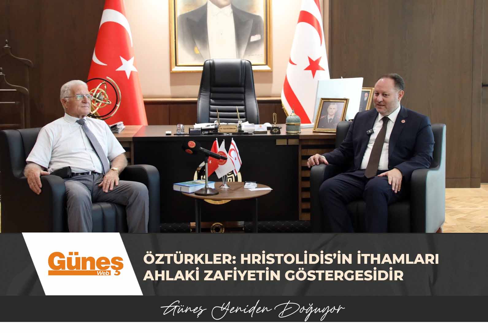 ÖZTÜRKLER: HRİSTOLİDİS’İN İTHAMLARI AHLAKİ ZAFİYETİN GÖSTERGESİDİR