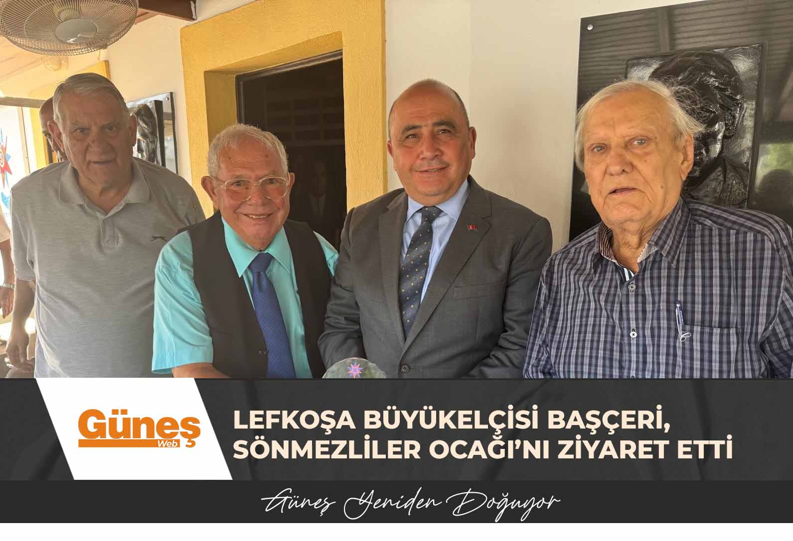 TC Lefkoşa Büyükelçisi Başçeri, Sönmezliler Ocağı’nı ziyaret etti