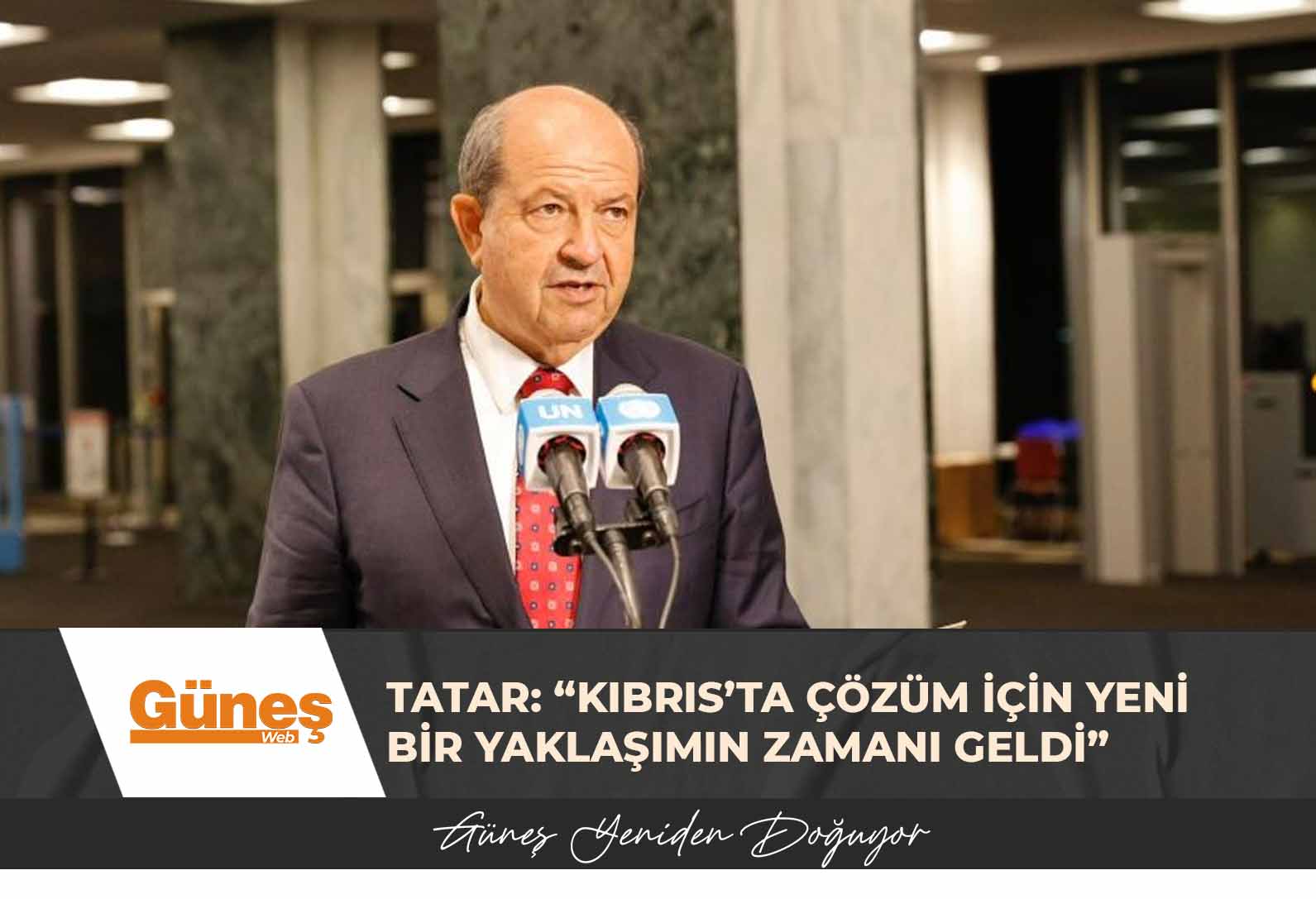 Tatar: “Kıbrıs’ta çözüm için yeni bir yaklaşımın zamanı geldi”
