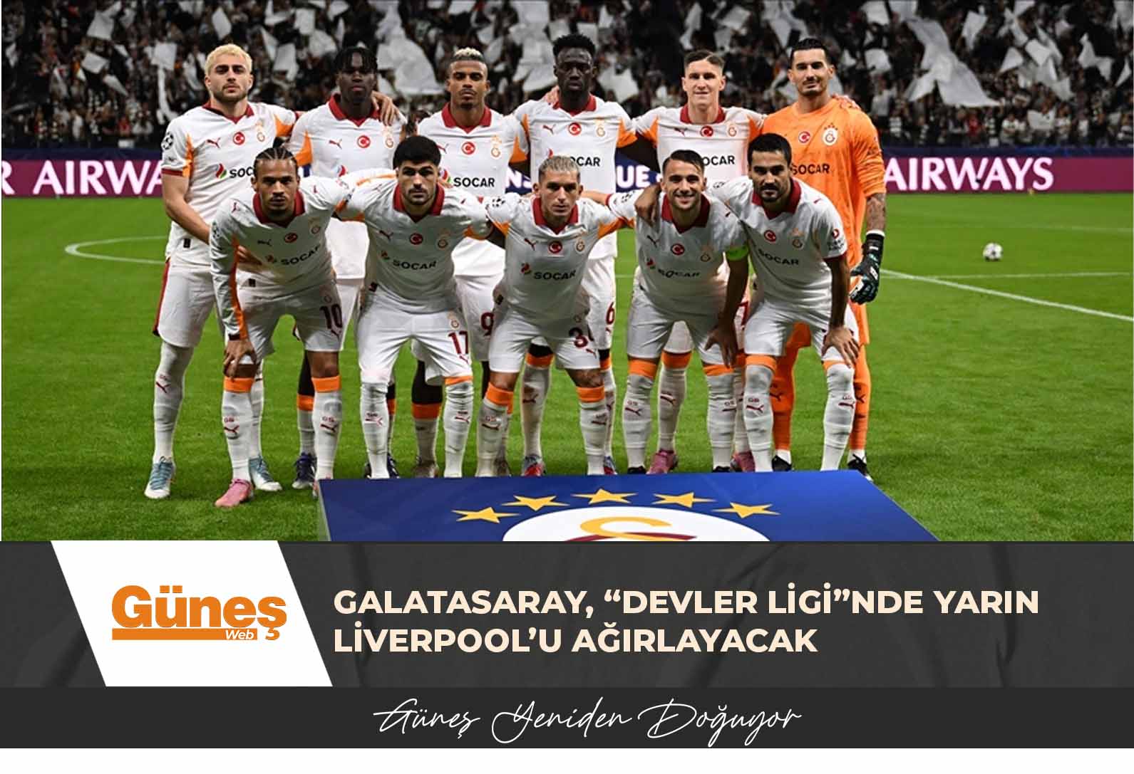 Galatasaray, “Devler Ligi”nde yarın Liverpool’u ağırlayacak