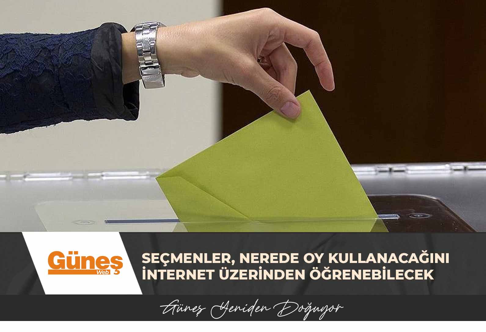 Seçmenler, Cumhurbaşkanlığı seçiminde nerede oy kullanacağını internet üzerinden öğrenebilecek