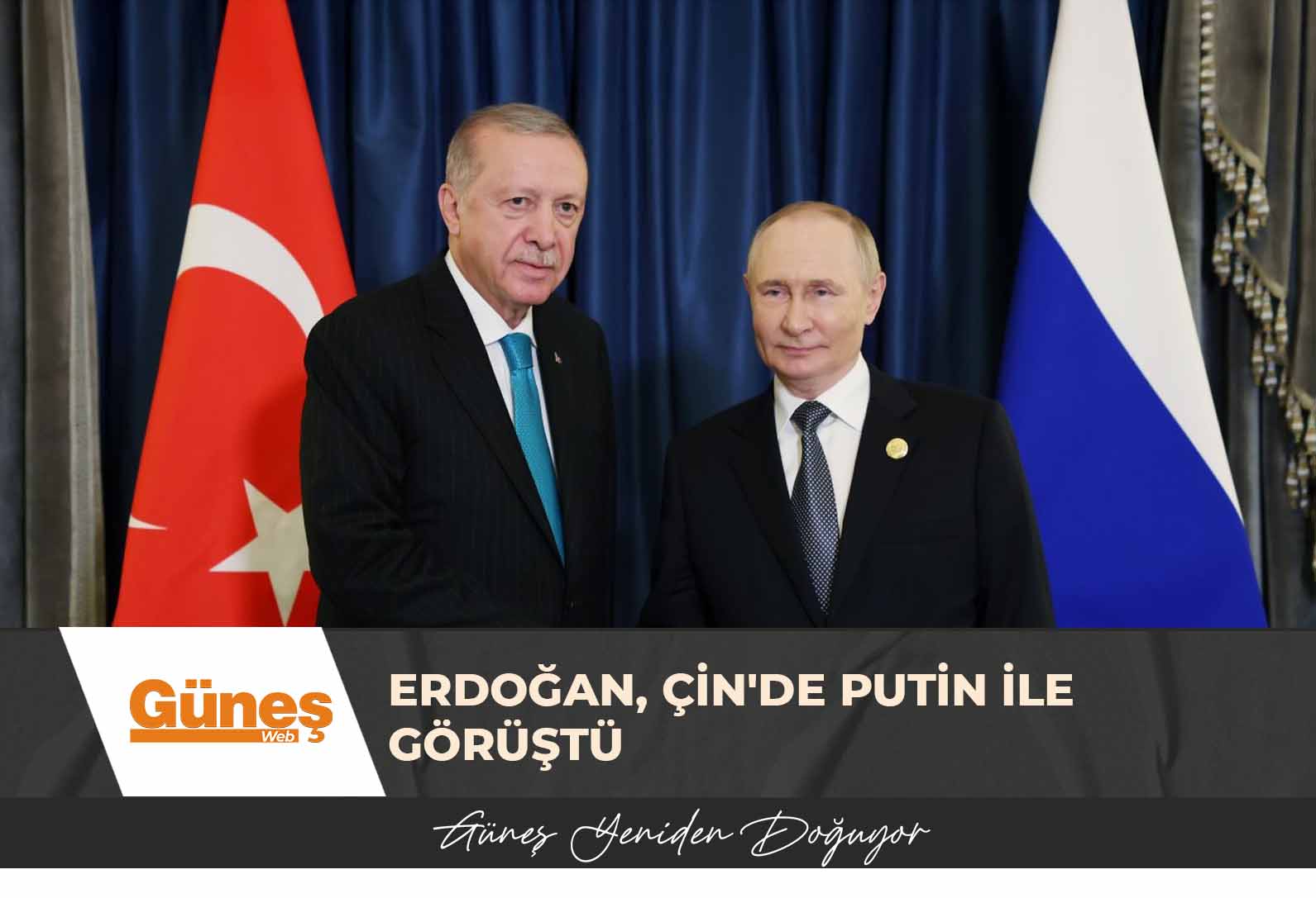 Erdoğan, Çin’de Putin ile görüştü