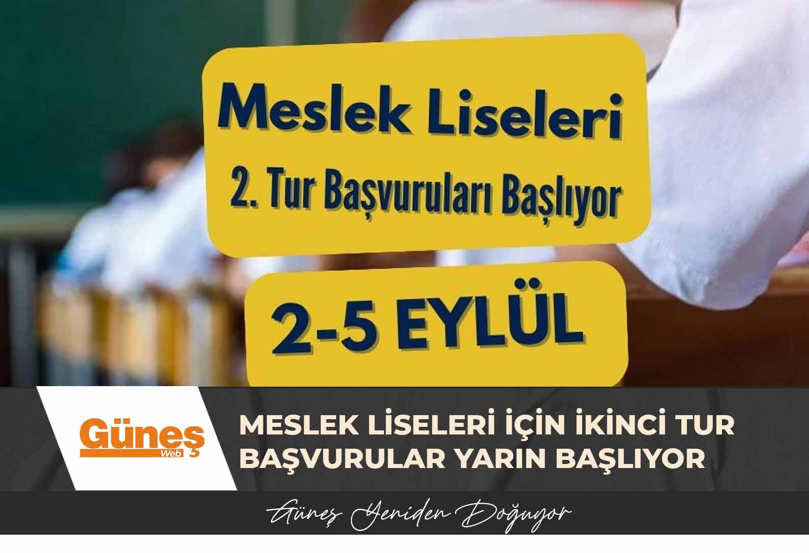 Meslek Liseleri için ikinci tur başvurular yarın başlıyor