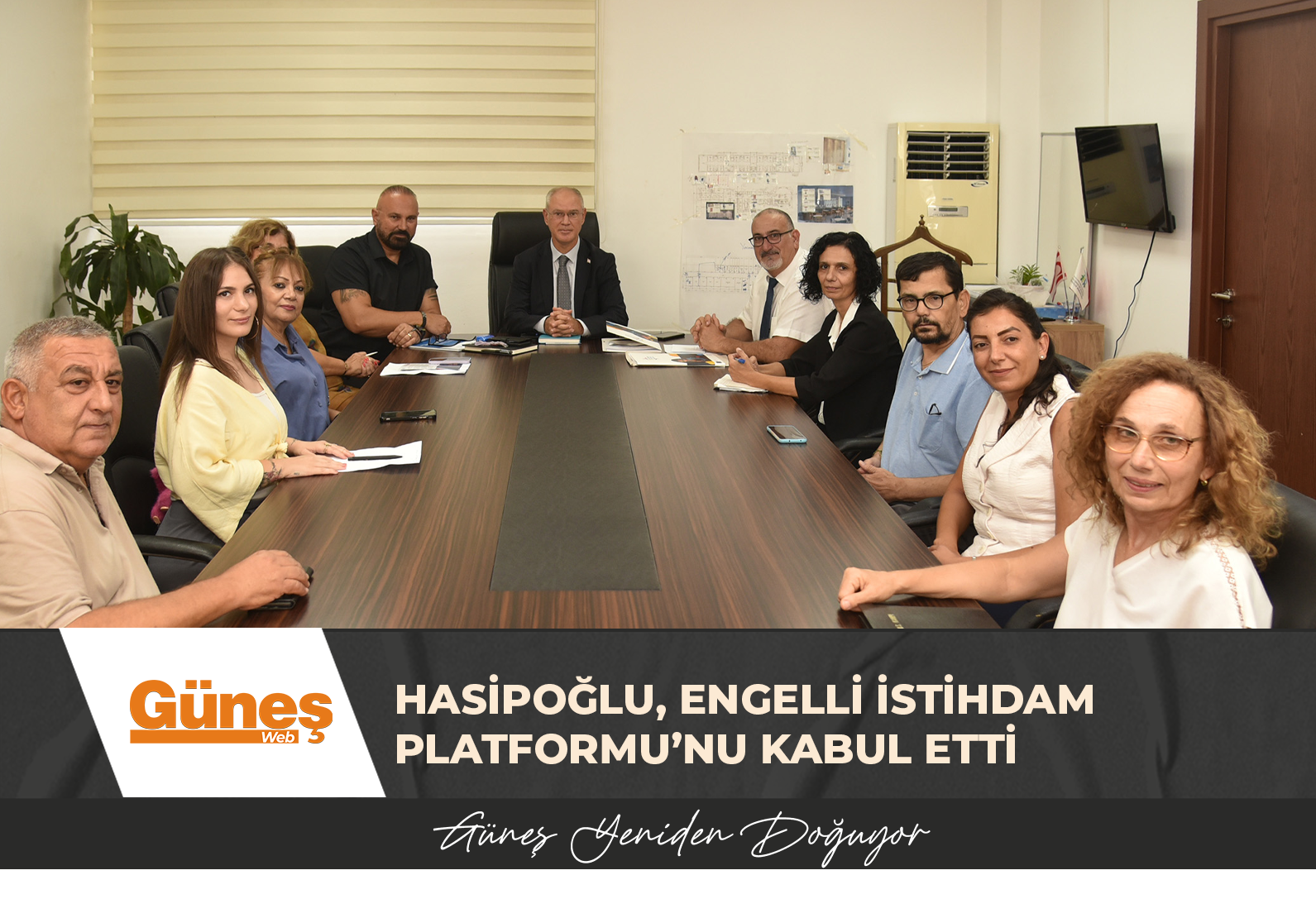 Hasipoğlu, Engelli İstihdam Platformu’nu kabul etti