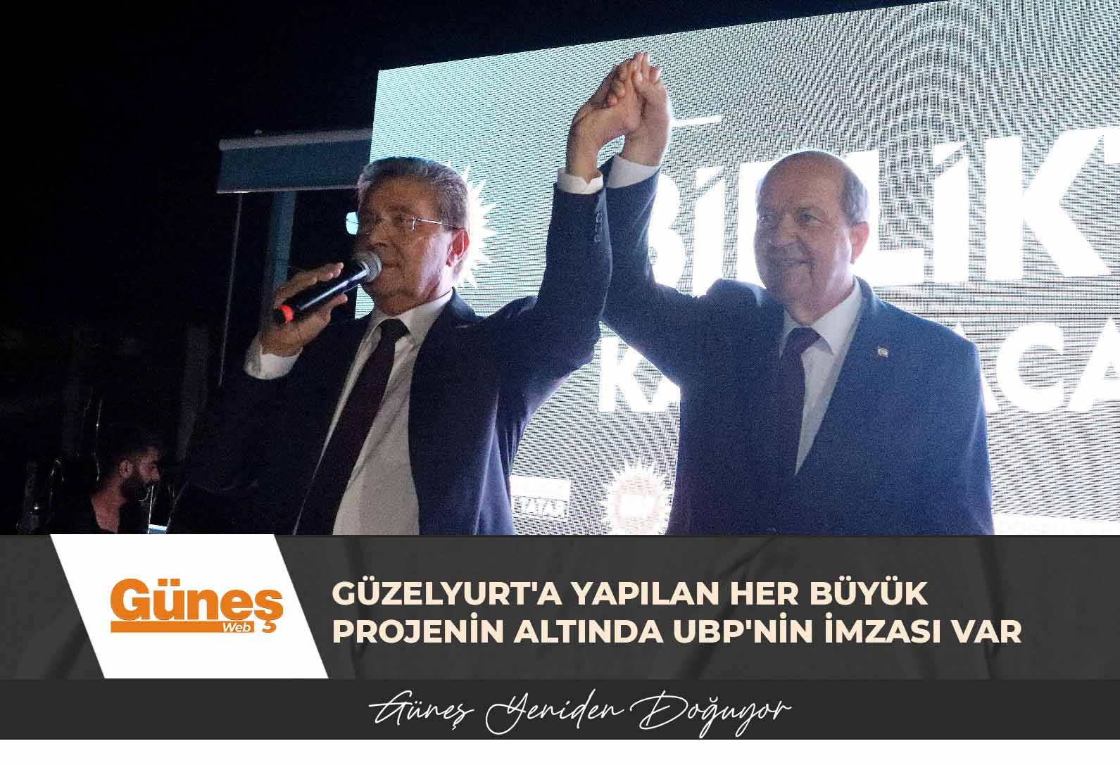 UBP Genel Başkanı ve Başbakan Ünal Üstel, UBP Güzelyurt Buluşmasında Konuştu