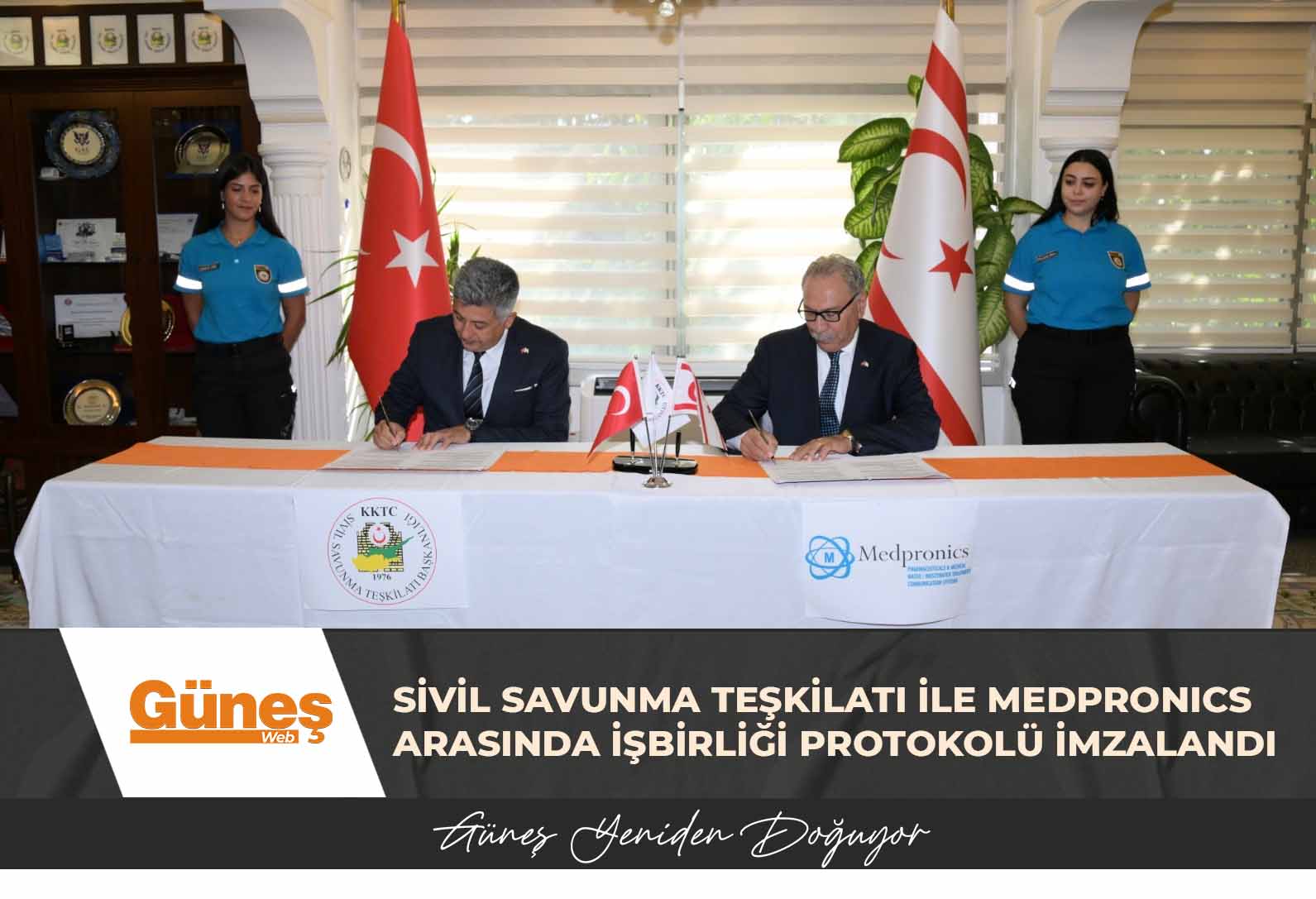 Sivil Savunma Teşkilatı İle Medpronıcs Arasında İşbirliği Protokolü İmzalandı