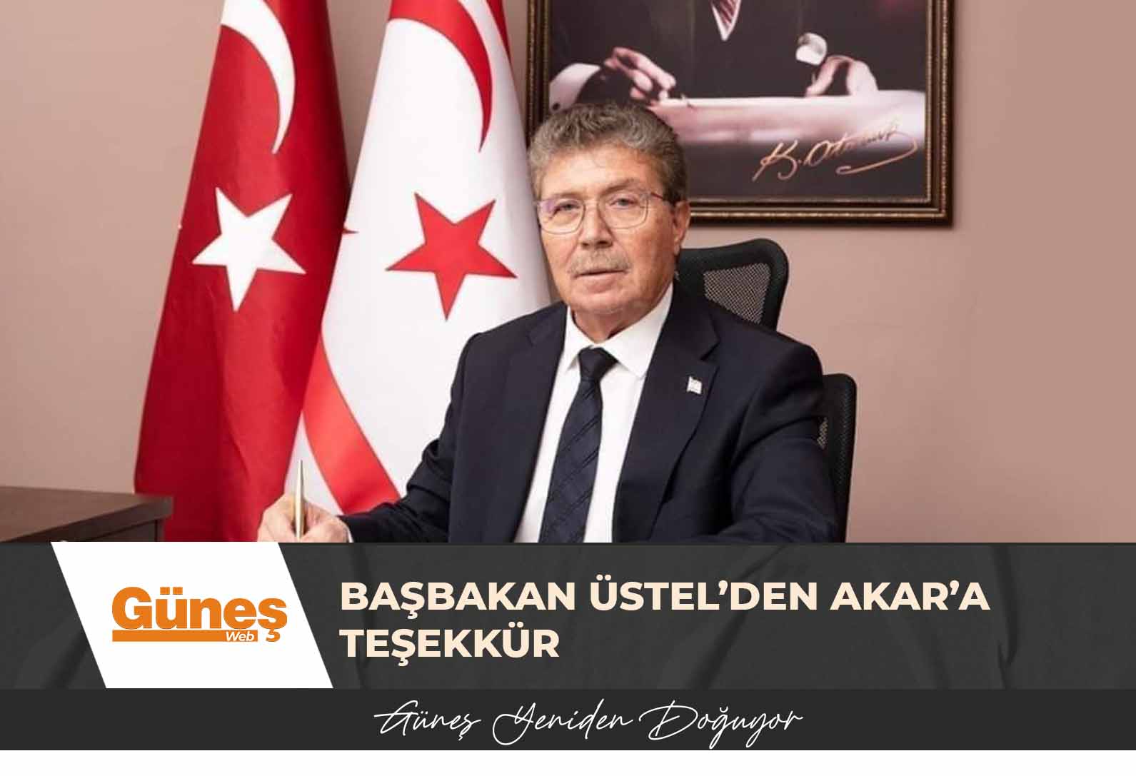 Başbakan Üstel’den Akar’a teşekkür
