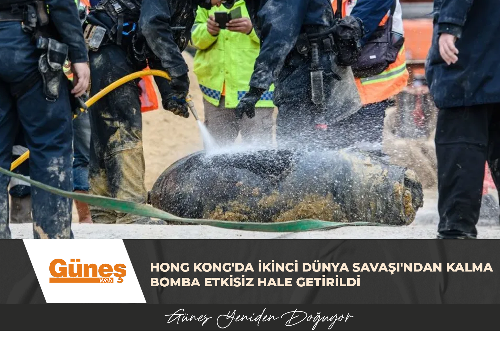Hong Kong’da İkinci Dünya Savaşı’ndan kalma bomba etkisiz hale getirildi