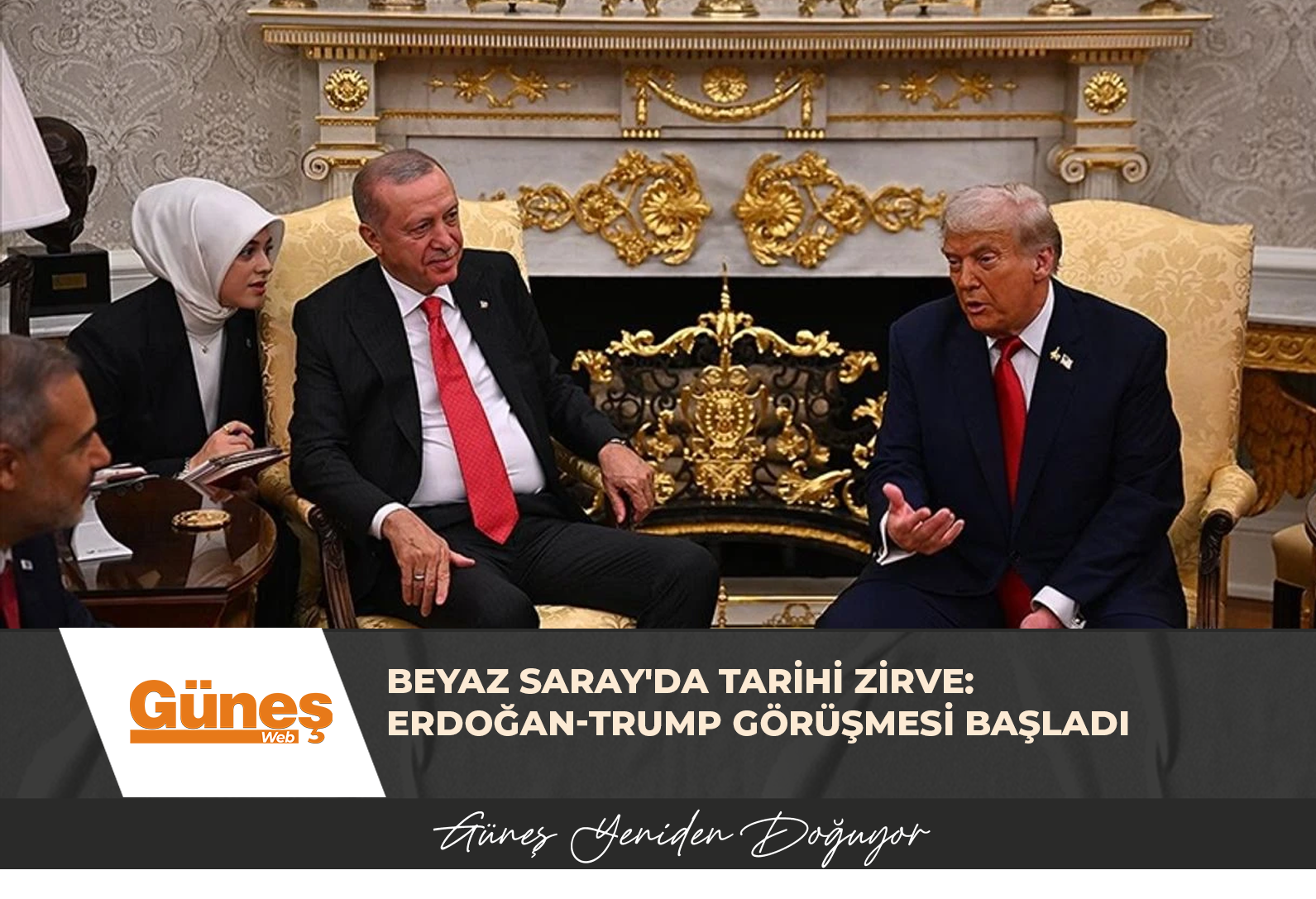 Beyaz Saray’da tarihi zirve: Erdoğan-Trump görüşmesi başladı